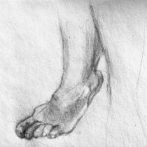 Pencil on paper drawing